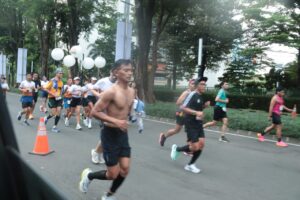 Polda Metro Amankan Lomba Lari LPS Monas Half Marathon 2023
