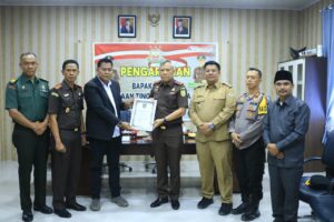Bupati Samosir Sambut Kedatangan Kajatisu di Kabupaten Samosir