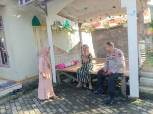 Kapolsek Pakuhaji AKP. I Gusti Moh. Sugiarto, SH Laksanakan Sambang dan Silaturahmi ke Warga Desa Buaran