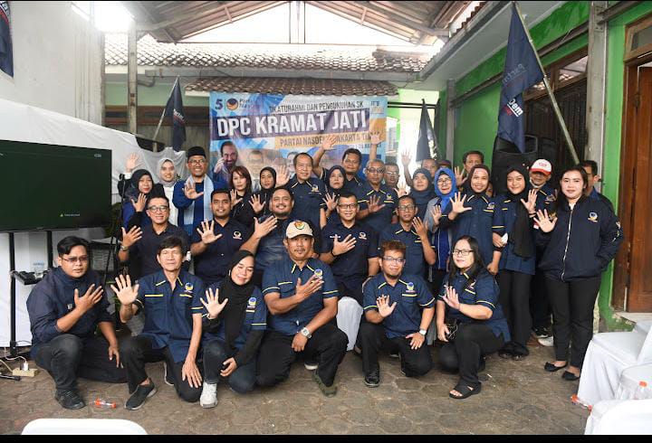 Pelantikan Pengurus DPC Partai NasDem Kramat Jati Jakarta Timur
