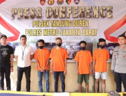 5 Pelaku Pengeroyokan dan Penusukan Supir dan kernet truk di Tangkap Polsek Tanjung Duren
