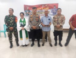 Polda Sulsel Gelar Minggu Kasih Di  Gereja GPIB Manggamaseang, Jemaat Keluhkan Macet dan Pak Ogah