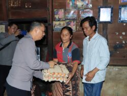 Kapolres Samosir Mengadakan Bhakti Sosial di Rumah Duka Korban Rahel Malau