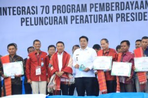 Vandiko Gultom Hadiri Pembukaan Festival Perhutanan Sosial Tahun 2023 di Dolok Sanggul