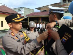 Polres Samosir Gelar Apel Gelar Pasukan Operasi Zebra Toba 2023