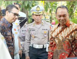 Direktur Utama Jasa Raharja Pantau Pelaksanaan Operasi Zebra Gabungan di Taman Bungkul Surabaya