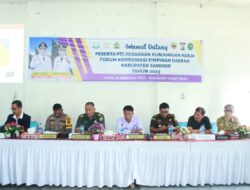 Menjelang Pemilu 2024, Forkopimda Kabupaten Samosir Lakukan Kunker di Kecamatan Harian