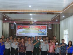 Wakapolres Samosir Pimpin Rapat Koordinasi Penataan Keramba Jaring Apung di Danau Toba
