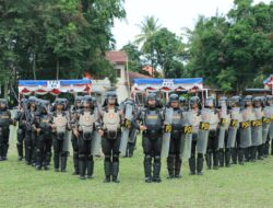 Polres Samosir Gelar Kegiatan Simulasi SISPAMKOTA