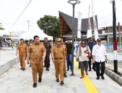 Bupati Samosir Dampingi Pj. Gubsu Tinjau Kesiapan Venue Aquabike Jetski World Championship 2023 di Waterfront City Pangururan