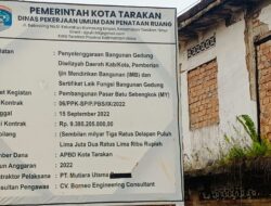 LSM Lira Kaltara Temukan Keganjilan Pembangunan Pasar Batu Sebengkok Kota Tarakan Kalimantan Utara