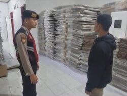 Untuk Pastikan Surat Suara Pemilu 2024 Aman, Polres Samosir Lakukan Patroli Dialogis