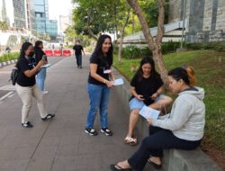 Jasa Raharja Jakarta Selatan Lakukan Sosialisasi di Kawasan Dukuh Atas