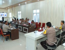Polres Samosir Laksanakan Rapat Internal Persiapan Operasi Lilin Toba 2023
