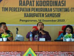 TPPS Kabupaten Samosir Bahas Tindak Lanjut Percepatan Penurunan Stunting