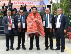 Bupati Samosir Hadiri Perayaan Natal Pomparan Siraja Oloan Se-Indonesia