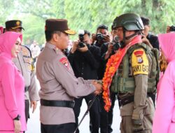 Polda Sulsel Gelar Upacara kenaikan Pangkat 1,551 Personel Dan Penyambutan Personil Brimob BKO Papua