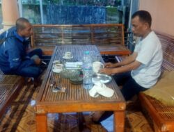 Silaturahmi Awak Media Disambut Dengan Baik Oleh Kepala Desa Palantikang