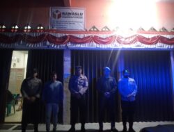 Guna Jaga Keamanan Lokasi Objek Vital Pemilu 2024, Polres Samosir Patroli Sampai Dinihari