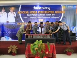 Bupati Samosir Buka Musrenbang RKPD Tahun 2025 dan RPJPD Tahun 2025-2045