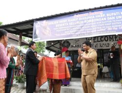 Bupati Samosir Berperan Dalam Resmikan Ruangan dan Kantor TK Oberhausen Distrik VII Samosir