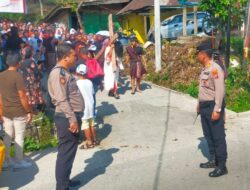 Demi Menjaga Keamanan Saat Ibadah Jumat Agung, Polres Samosir Turunkan 81 Orang Personil