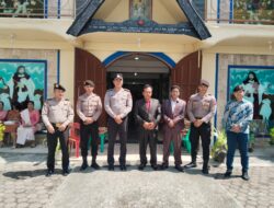 Demi Kenyamanan Ibadah Paskah 2024, Polres Samosir Turunkan 81 Orang Personil