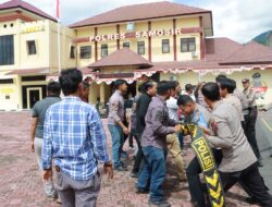 Kabag Ren dan Kasat Samapta Polres Samosir Mantan Pasukan Brimob, Perketat Pelatihan Sispamkota