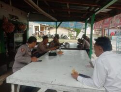 PLT Kapolsek Harian Polres Samosir Perkuat Solidaritas dengan Coffee Morning Bersama Anggota