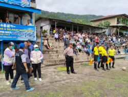 Pengamanan Ketat Operasi Mantap Praja Toba, Operasi Hatra Toba dan Pertandingan Sepak Bola Di Wilayah Hukum Polres Samosir