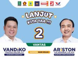 Pasangan Vantas Jilid II Ditetapkan Nomor 2 Calon Bupati dan Wakil Bupati Samosir