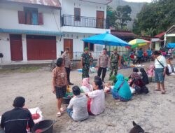 TNI-POLRI di Kecamatan Harian, Laksanakan Patroli Cipta Kondisi untuk Ciptakan Pilkada Damai 2024