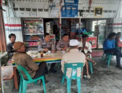 Bhabinkamtibmas Polres Samosir Jaga Kondusifitas Tahapan Kampanye Pilkada 2024