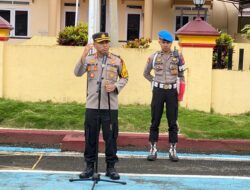 Pimpin Apel Pagi, Kapolres Tator Sampaikan Commander Wish Kapolda Sulsel