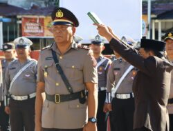 Serah Terima Jabatan Kapolsek Pangururan : Kapolres Samosir Ingat Dalihan Natolu Dalam Menjalankan Tugas