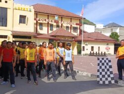 240 Orang Personil Polres Samosir Ikuti Tes Kesamaptaan, Evaluasi Ketahanan Fisik