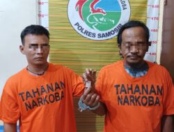 Polres Samosir Tangkap Dua Pengepul Getah Pinus dari Humbang Hasundutan yang Miliki Diduga Narkotika Jenis Sabu