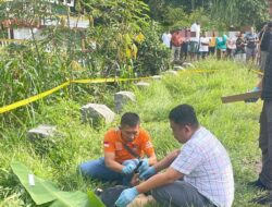 Polres Samosir Lakukan Olah TKP dan Penyelidikan Penemuan Mayat di Desa Simarmata Diduga Korban Kecelakaan Tunggal Akibat Mabuk