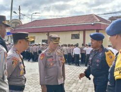 Kapolres Samosir Ucapkan Terima Kasih dalam Apel Konsolidasi Pengamanan Aquabike 2024, Serukan Persiapan untuk F1 H2O