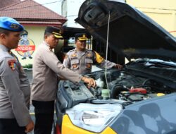 Jelang Pungut dan Hitung Suara, Polres Samosir Siapkan Kendaraan Dinas untuk Perkuat Pengamanan Pilkada Serentak 2024