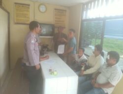 Ka SPKT Polsek Palipi Sukses Mediasi Dugaan Penganiayaan Antar Pemilik Warung dengan Pengendara