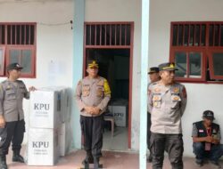 Waka Ops Mantap Praja Toba 2024 Polres Samosir Lakukan Sidak Pengamanan Rapat Pleno PPK Pangururan