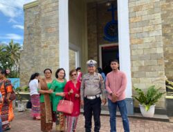 Nuansa Natal, Polres Samosir Perketat Pengamanan Ibadah Minggu di Gereja