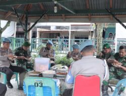 Wujudkan Kebersamaan, Propam Polres Samosir dan Koramil 03 Pangururan Gelar Serapan Bersama untuk Perkuat Sinergitas