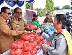 Jaga Stabilisasi Pasokan dan Harga Pangan, Pemkab Samosir Adakan Pasar Murah