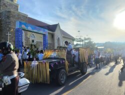 Polres Samosir Gelar Patroli Presisi hingga Subuh dan Amankan Perayaan Minggu Palma