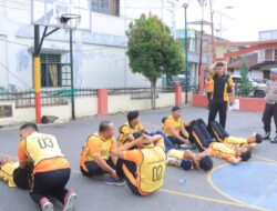 250 Orang Personel Polres Samosir, Ikuti Tes Jasmani Berkala Semester I T.A 2025