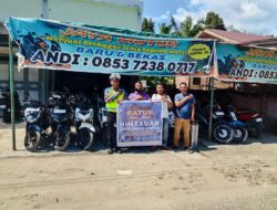 Sat Lantas Polres Simalungun Melakukan Penyuluhan Kepada Pengendara Roda Dua