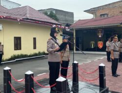 Upacara Peringatan Hari Juang Polri di Polres Samosir, Teladani Semangat Juang Pendahulu