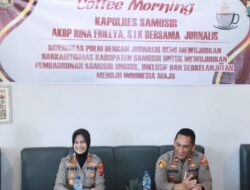 Kapolres Samosir Bersama Puluhan Jurnalis, Perkuat Sinergi Demi Pembangunan Menuju Indonesia Maju